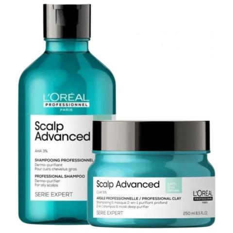 Duo dermo-purifiant Scalp Advanced L'Oréal Professionnel 300ML