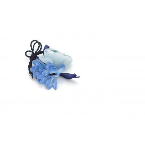 Elastique Fleur Bleue Stella Green Elastique Fleur Bleue Stella Green
