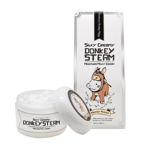 Elizavecca - Silky Creamy Donkey Steam Crème lactée hydratante