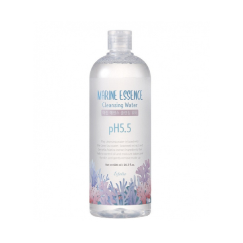 esfolio - Eau démaquillante aux essences marines ph 5.5 - 600ml