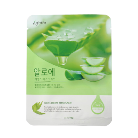 esfolio - Feuille de masque d'essence - 23ml*1pièce - Aloe