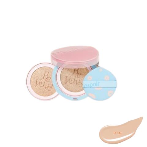 eSpoir - Coussin housse en velours Pro Tailor Be avec recharge SPF34 PA++ (version fleur de cerisier) - 13g*2ea - 22 Petal
