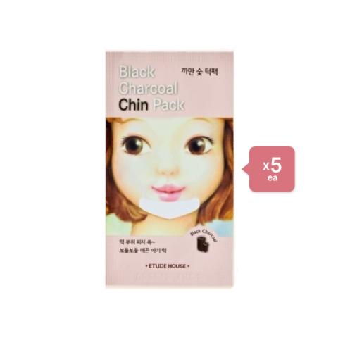 Etude House - Black Charcoal Chin Pack - 1pièce (5ea) Set