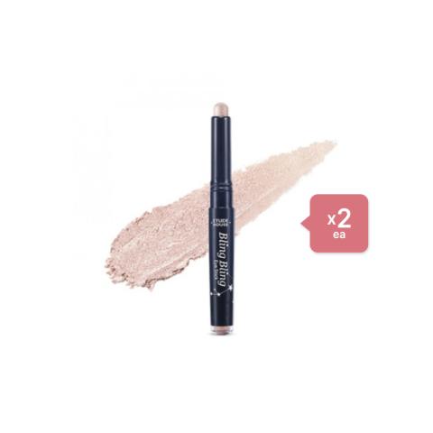 Etude House - Bling Bling Eye Stick - No.15 Apricot Swan Star...