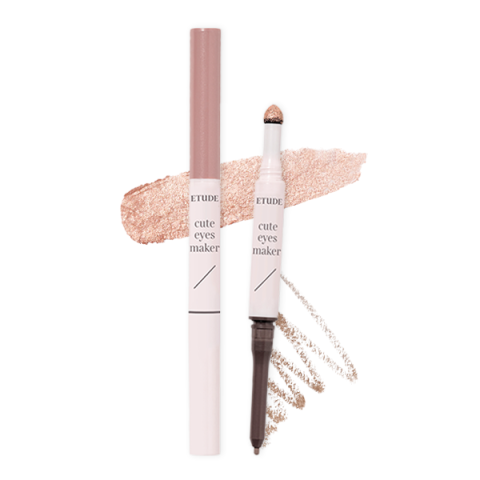 Etude House - Créateur d'yeux mignons - 0.1g + 0.5g - Peach Nude