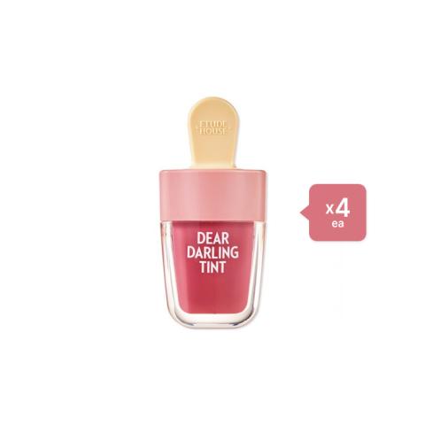 Etude House Dear Darling Water Gel Tint - PK004 Red Bean Red (4ea) Set