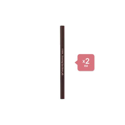Etude House - Drawing Eye Brow New - No.01 Dark Brown (2ea) Set Etude House - Drawing Eye Brow New - No.01 Dark Brown (2ea) Set