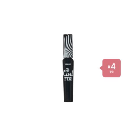 Etude House - Lash Perm Curl Fix Mascara - Intense Black (4ea) Set