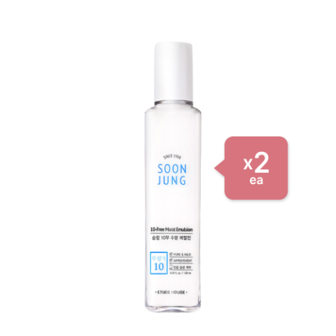 Etude House - Soon Jung 10-Free Moist Emulsion - 130ml (2ea) Set