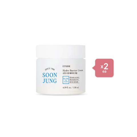 Etude House - Soon Jung Hydro Barrier Cream - 130ml (2ea) Set