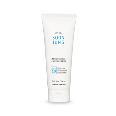 Etude House - Soon Jung Nettoyant mousse 5.5 - 150ml - White