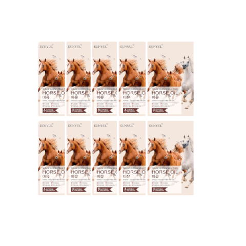 EUNYUL - Pack Masque Hydratant Naturel - Huile de Cheval - 10pièces EUNYUL - Pack Masque Hydratant Naturel - Huile de Cheval - 10pièces