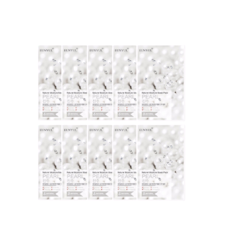 EUNYUL - Pack masque hydratant naturel - Perle - 10pièces