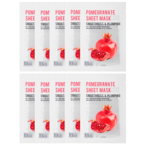 EUNYUL - Purity Pomegranate Sheet Mask - 10pièces
