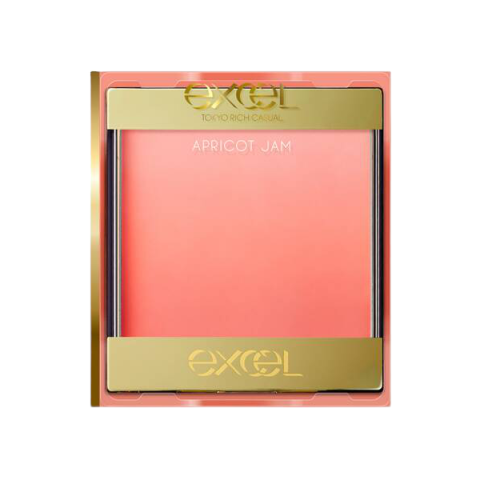 EXCEL - Fard à joues auratique - 8g - AB02 Apricot Jam