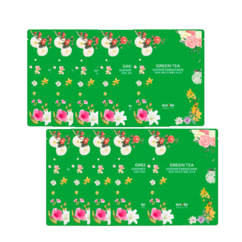 EYENLIP - Masque d'essence hydratante - 10pièces - Green Tea