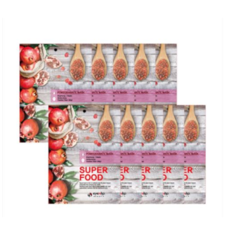 EYENLIP - Masque Super Alimentaire - 10pièces - Pomegranate EYENLIP - Masque Super Alimentaire - 10pièces - Pomegranate