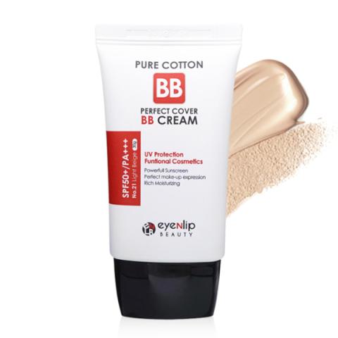 EYENLIP - Pure Cotton Perfect Cover BB Cream SPF50 + PA +++ - 30g...