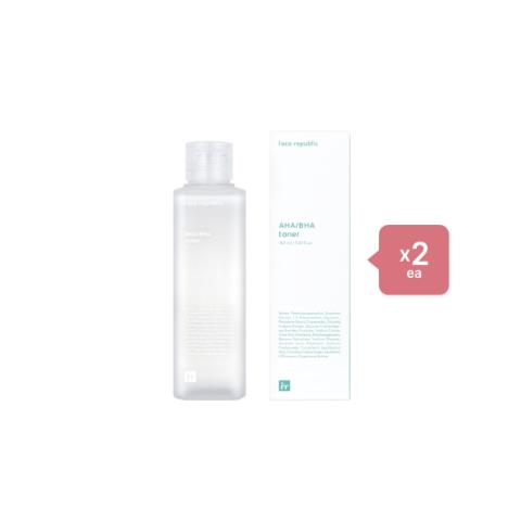 face republic AHA/BHA Toner - 160ml (2ea) Set