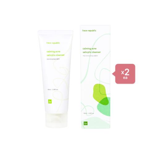face republic Calming Acne Salicylic Cleanser - 100ml (2ea) Set
