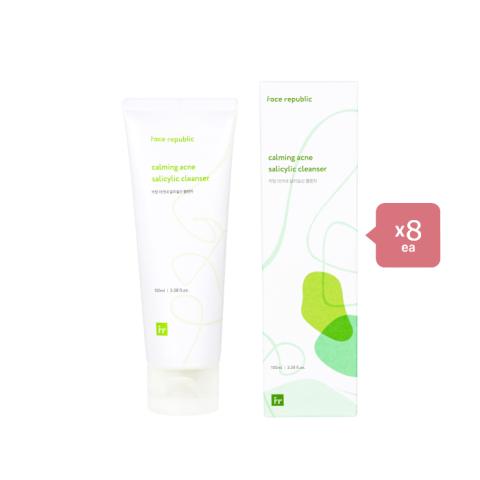 face republic Calming Acne Salicylic Cleanser - 100ml (8ea) Set