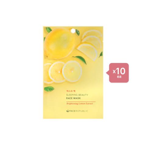 face republic Sleeping Beauty Face Mask - 23ml - Brightening Lemon
