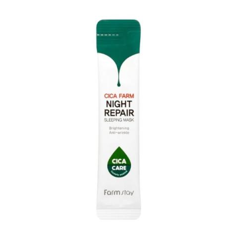 Farm Stay - Cica Farm Masque de nuit réparateur de nuit - 4ml*1pièce Farm Stay - Cica Farm Masque de nuit réparateur de nuit - 4ml*1pièce