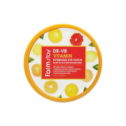 Farm Stay - Dr V8 Patch pour les yeux à la vitamine hydrogel - 60pièce