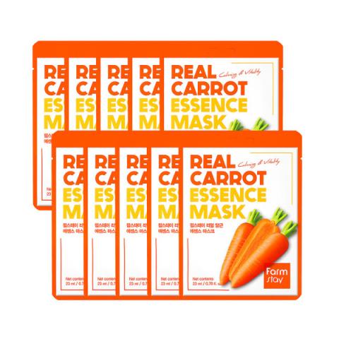 Farm Stay - Véritable Masque Essence Carotte - 23ml*10pièces