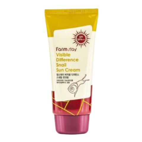 Farm Stay - Visible Difference Crème solaire à l'escargot SPF50 ...