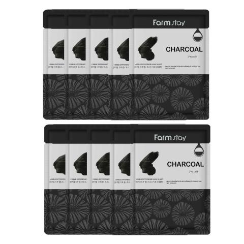 Farm Stay - Visible Difference Feuille de masque - Charcoal - 10pièce