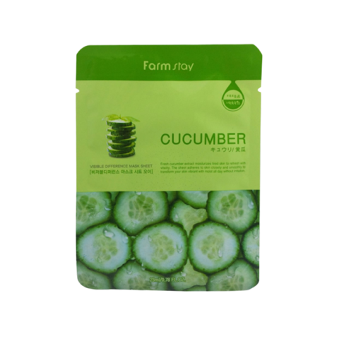 Farm Stay - Visible Difference Feuille de masque - Cucumber - 1pièce Farm Stay - Visible Difference Feuille de masque - Cucumber - 1pièce