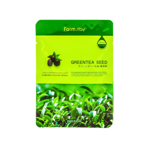 Farm Stay - Visible Difference Feuille de masque - Green Tea Seed...