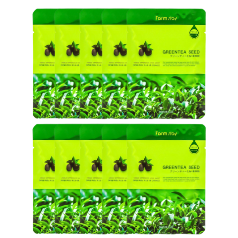 Farm Stay - Visible Difference Feuille de masque - Greentea Seed -