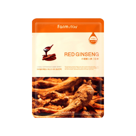 Farm Stay - Visible Difference Feuille de masque - Red Ginseng -... Farm Stay - Visible Difference Feuille de masque - Red Ginseng -...