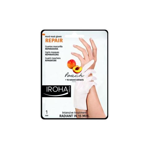 Gants masques réparateurs mains et ongles Pêche IROHA