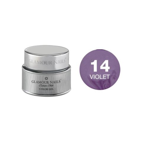Gel couleur 14 violet Glamour Nails 5ML Gel couleur 14 violet Glamour Nails 5ML