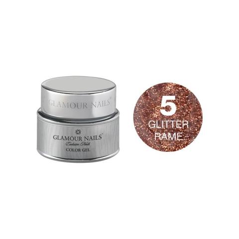 Gel glitter 05 rame Glamour Nails 5ML