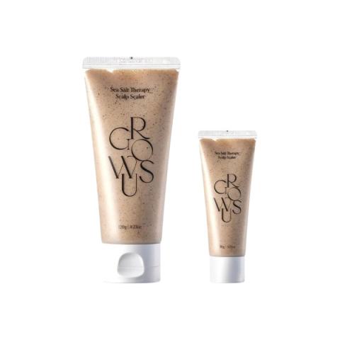 GROWUS - Coffret limité de soins au sel marin (Détartrage du cuir chevelu au sel marin 250g + Détartrage du cuir chevelu au...