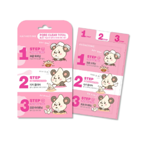 Hatherine - Pore Clear Kit total - 6sheets