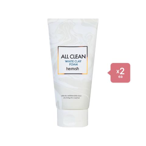 heimish All Clean White Clay Foam - 150g (2ea) Set