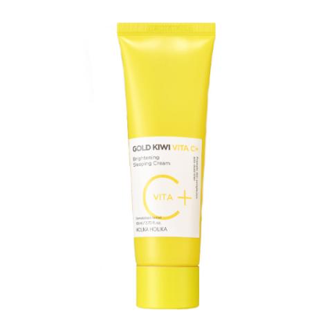 Holika Holika - Gold Kiwi Vita C+ Crème de Nuit Éclaircissante - 80ml Holika Holika - Gold Kiwi Vita C+ Crème de Nuit Éclaircissante - 80ml