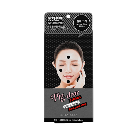 Holika Holika - Paquet de bandes de pores à points noirs clairs et