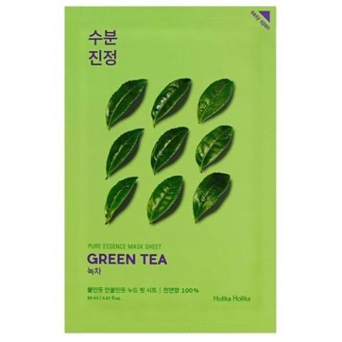 Holika Holika - pure Essence, Feuille de masque - Thé vert - 1pièce