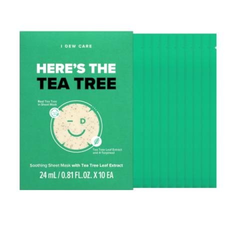 I DEW CARE - Voici le masque en feuille apaisant à l'arbre à...