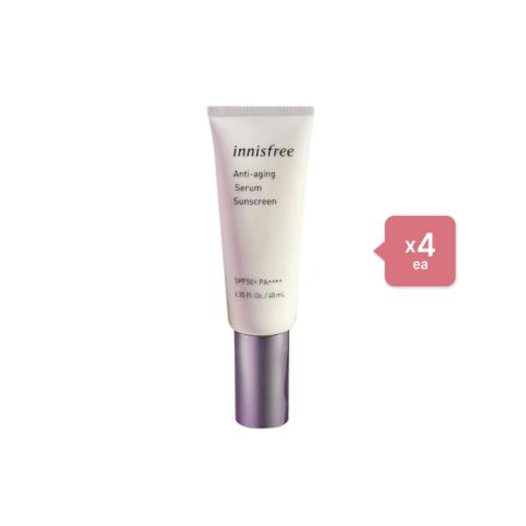innisfree Anti-Aging Serum Sunscreen SPF50+ PA++++ - 40ml (4ea) Set