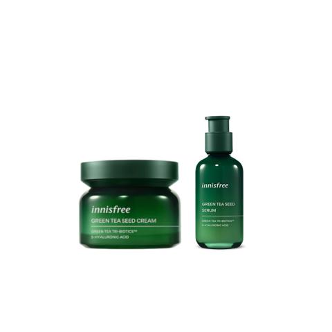 innisfree - Green Tea Seed Cream - 50ml (1ea) + Green Tea Seed...