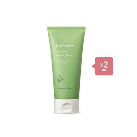 innisfree Green Tea Sleeping Mask - 80ml (2ea) Set