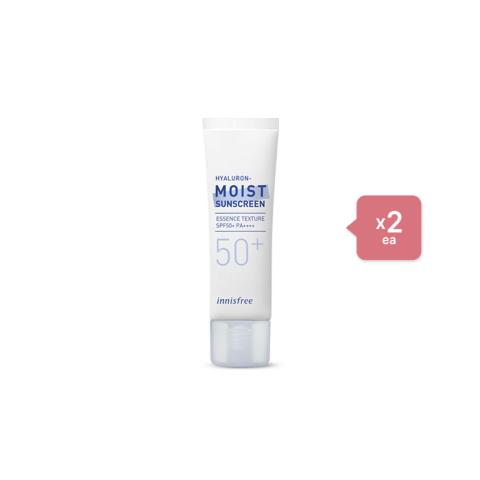 innisfree Hyaluron Moist Sunscreen SPF50+ PA++++ - 50ml (2ea) Set innisfree Hyaluron Moist Sunscreen SPF50+ PA++++ - 50ml (2ea) Set