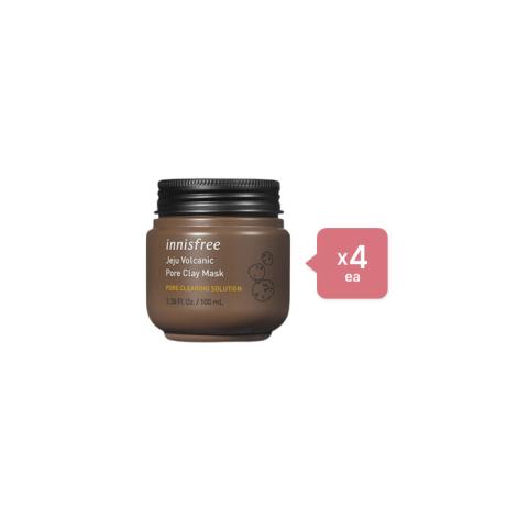 innisfree - Jeju Volcanic Pore Clay Mask Original - 100ml (4ea) Set